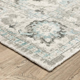 Oriental Weavers Sphinx Windham WIN04 Blue Rugs - corner detail