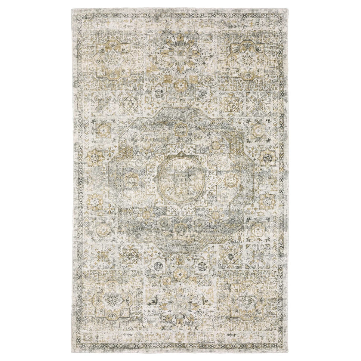 Oriental Weavers Sphinx Windham WIN05 Gold Rugs - main flat
