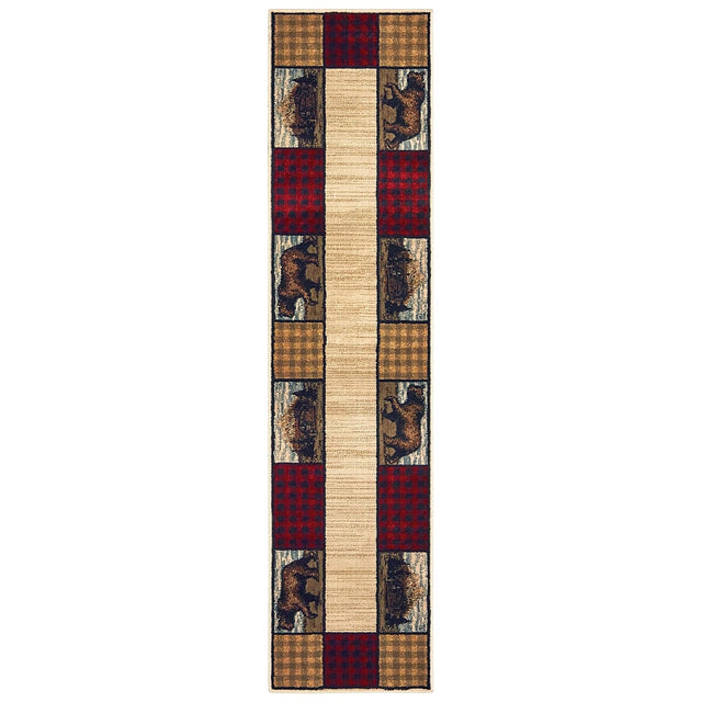 Oriental Weavers Sphinx Woodlands 9603C Ivory / Multi Rugs.