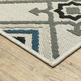 Oriental Weavers Torrey 004Y1 Beige/ Blue Rug.