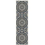 Oriental Weavers Torrey 072J1 Beige/ Blue Rug.