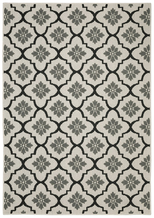 Oriental Weavers Torrey 5562E Beige/ Black Rug.