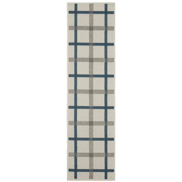 Oriental Weavers Torrey 7150H Beige/ Blue Rug.