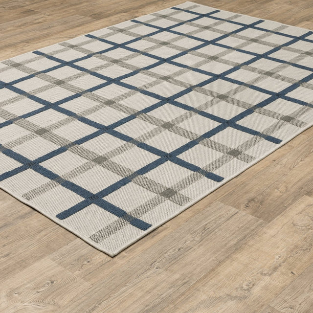 Oriental Weavers Torrey 7150H Beige/ Blue Rug.