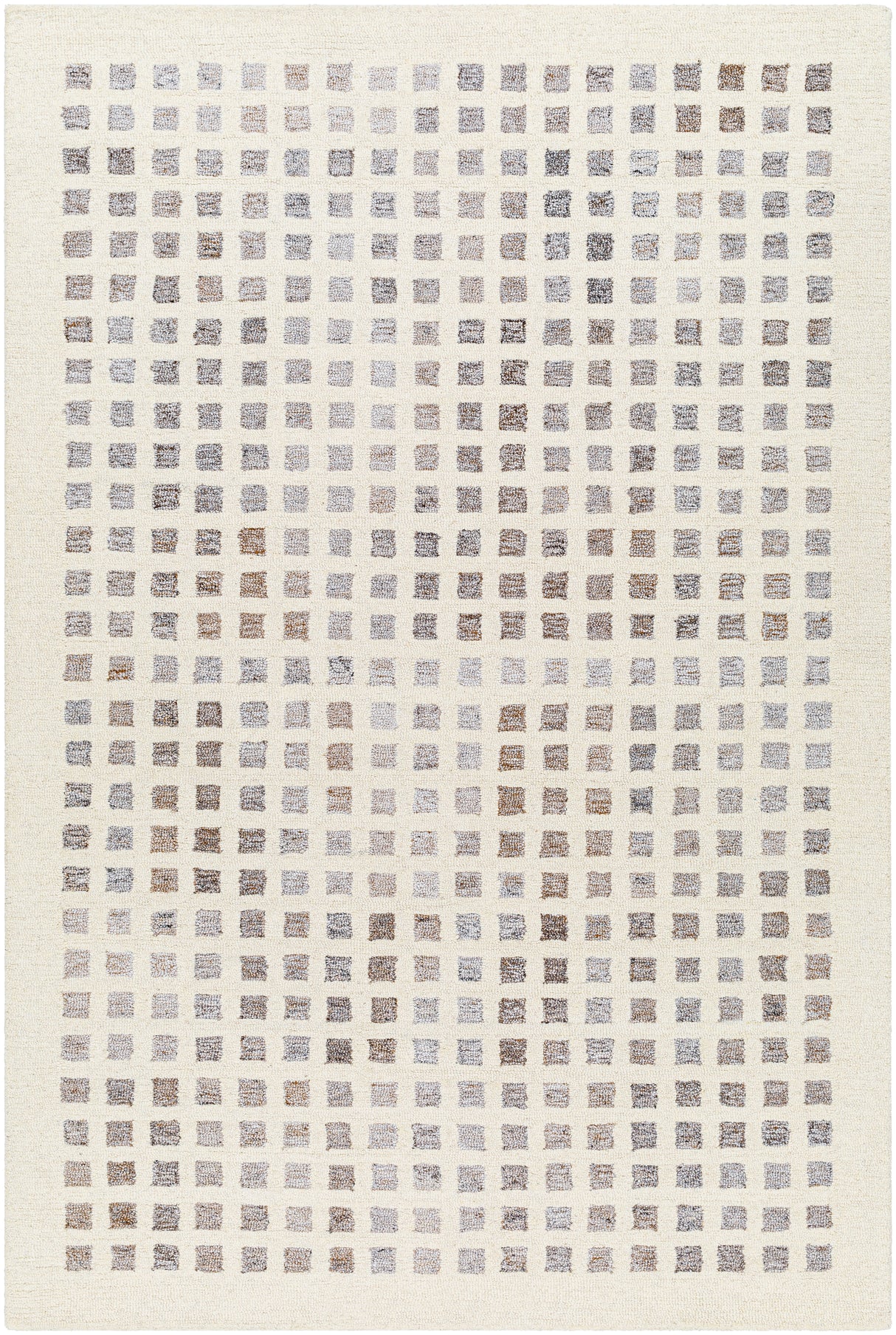 Surya Ottawa Otw-2300 Beige, Gray, Brown, Light Gray Rug.