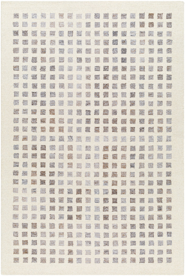 Surya Ottawa Otw-2300 Beige, Gray, Brown, Light Gray Rug.