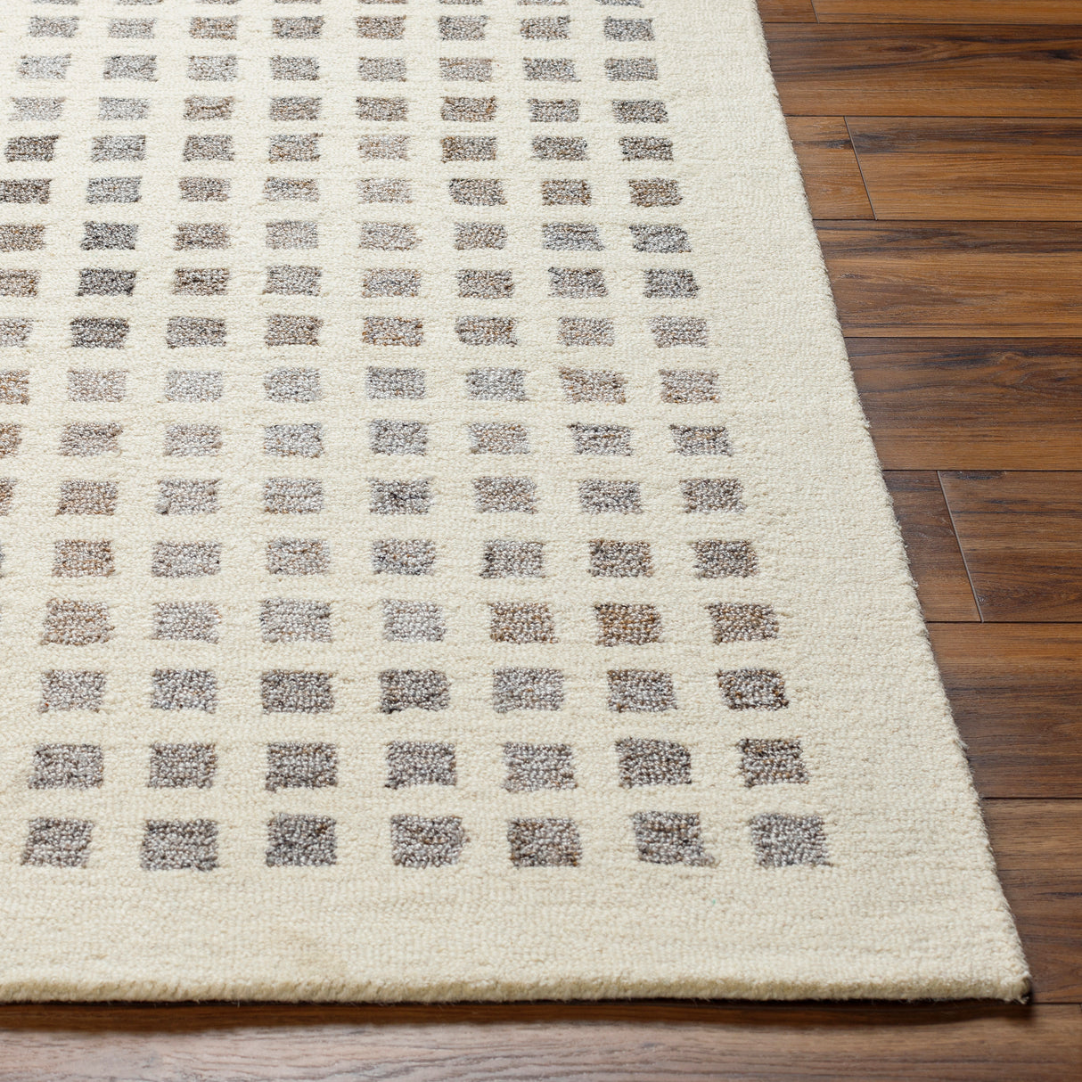 Surya Ottawa Otw-2300 Beige, Gray, Brown, Light Gray Rug.