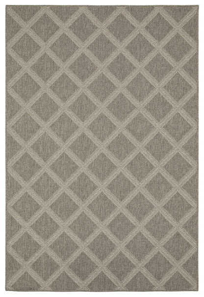 Oriental Weavers Sphinx Caicos Ca02N Grey/ Grey Area Rug