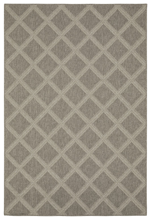 Oriental Weavers Sphinx Caicos Ca02N Grey/ Grey Area Rug