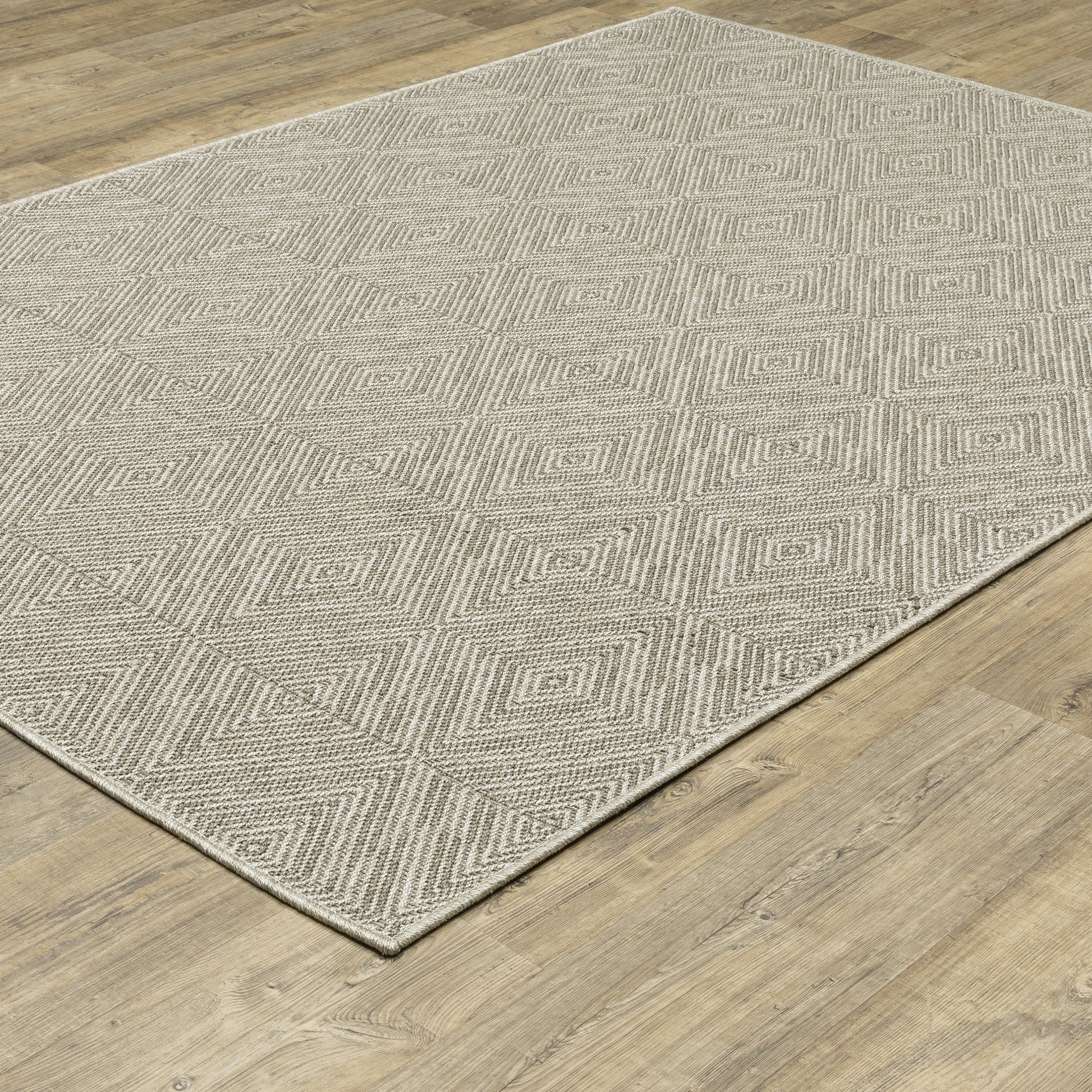 Oriental Weavers Sphinx Caicos Ca08A Grey/ Grey Area Rug