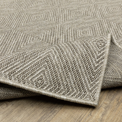 Oriental Weavers Sphinx Caicos Ca08A Grey/ Grey Area Rug