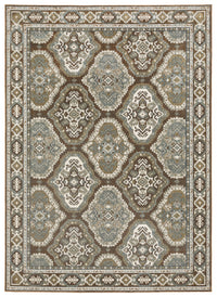 Oriental Weavers Sphinx Ellington Ell03 Rust/ Blue Area Rug