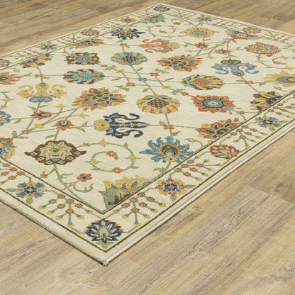 Oriental Weavers Sphinx Francesca Fr01G Ivory/ Multi Area Rug