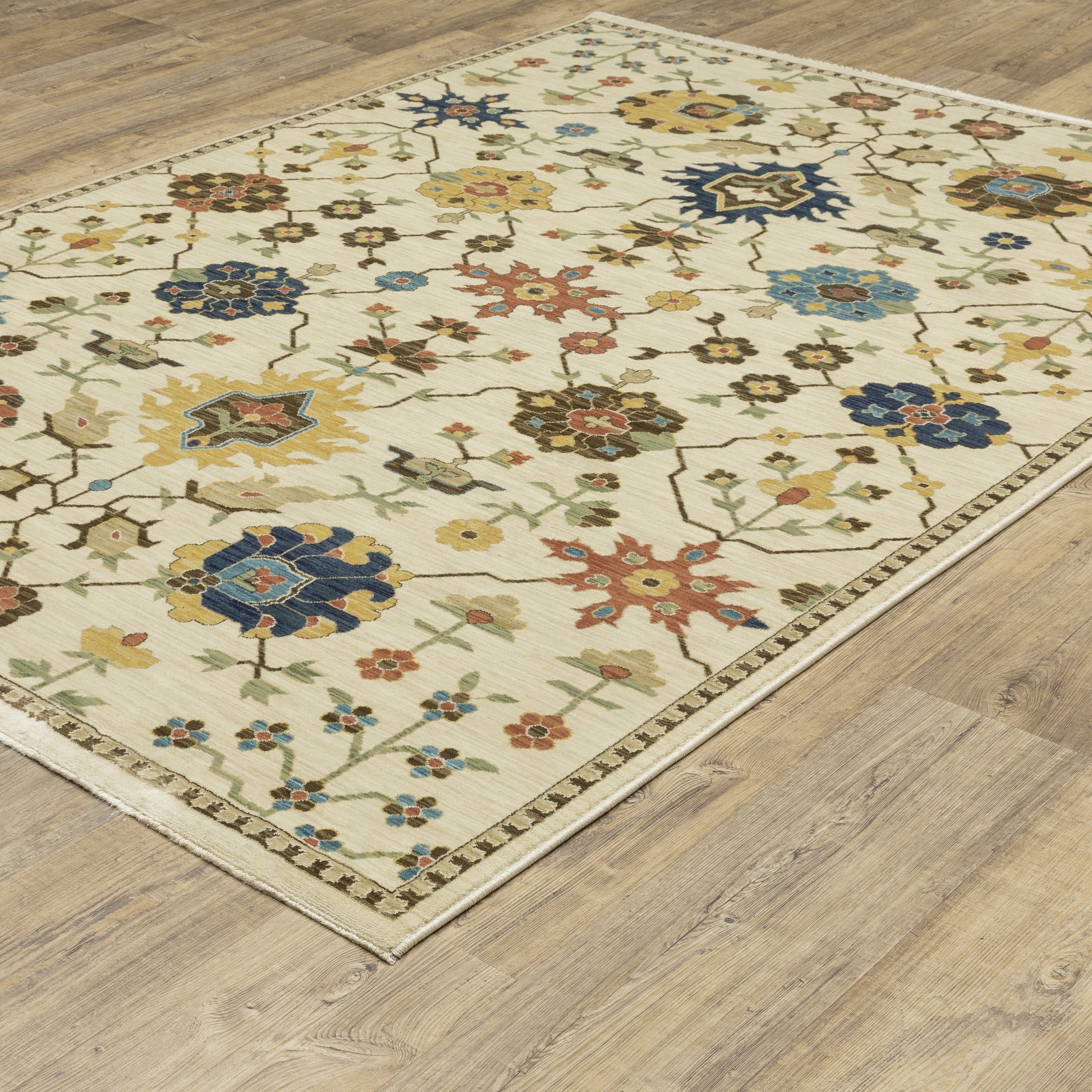 Oriental Weavers Sphinx Francesca Fr02M Ivory/ Multi Area Rug