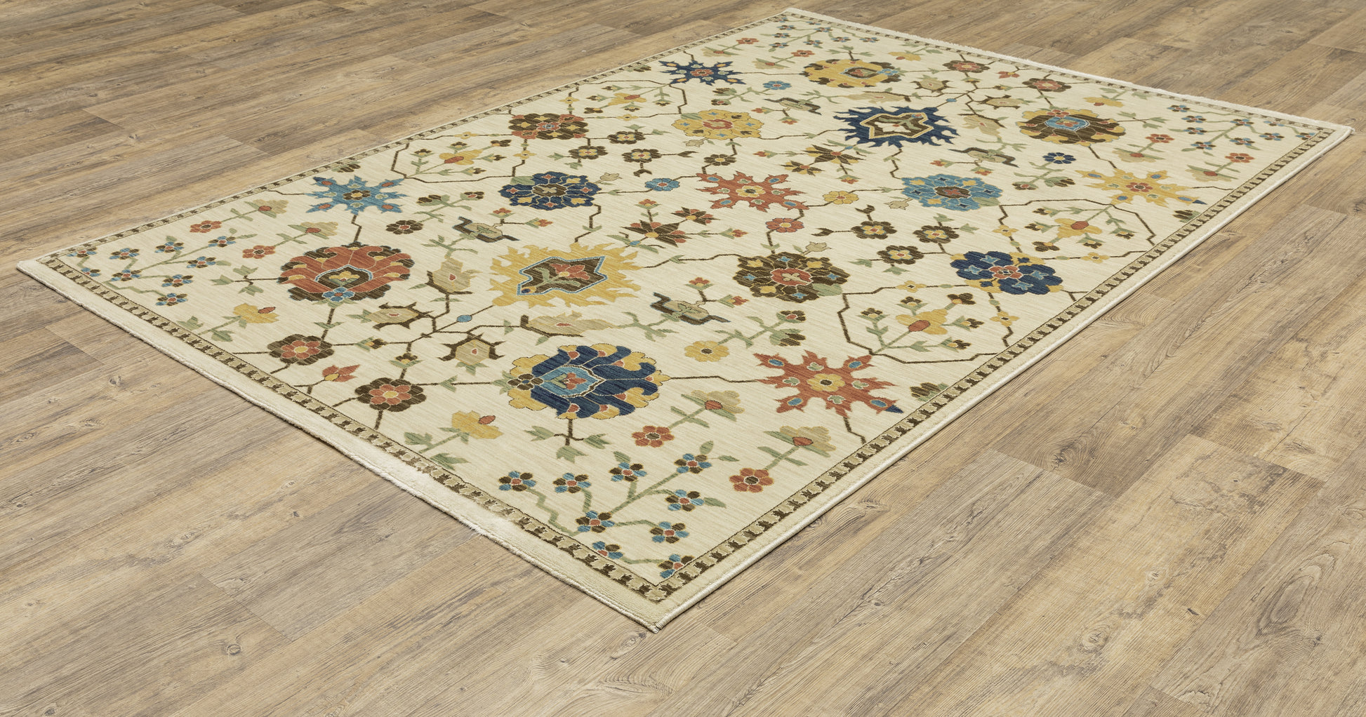 Oriental Weavers Sphinx Francesca Fr02M Ivory/ Multi Area Rug