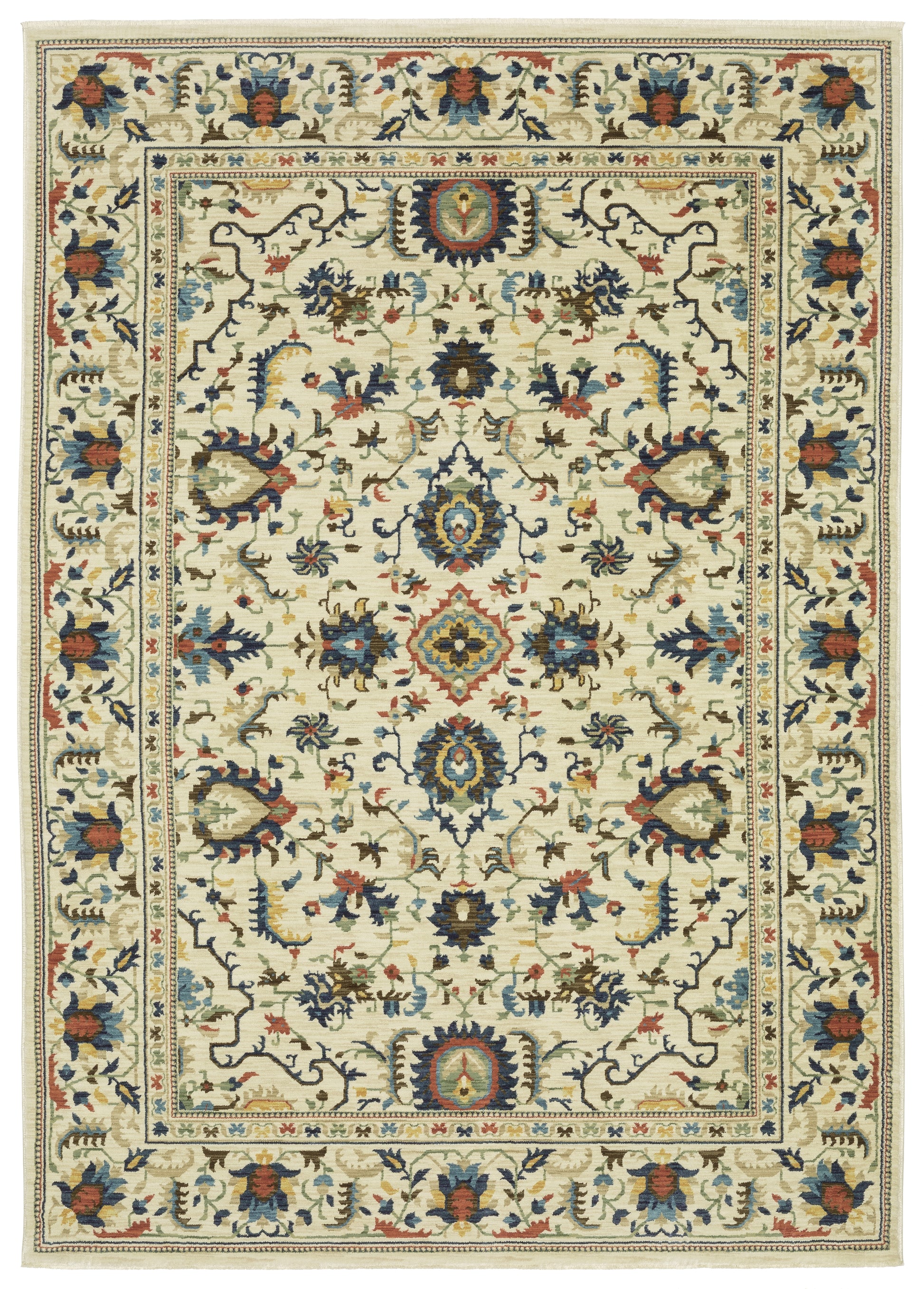 Oriental Weavers Sphinx Francesca Fr10A Ivory/ Multi Area Rug