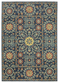 Oriental Weavers Sphinx Francesca Fr11B Blue/ Rust Area Rug