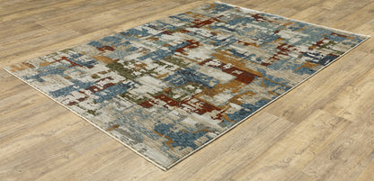 Oriental Weavers Sphinx Hayden Hay02 Beige/ Multi Area Rug