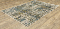 Oriental Weavers Sphinx Hayden Hay05 Blue/ Gold Area Rug