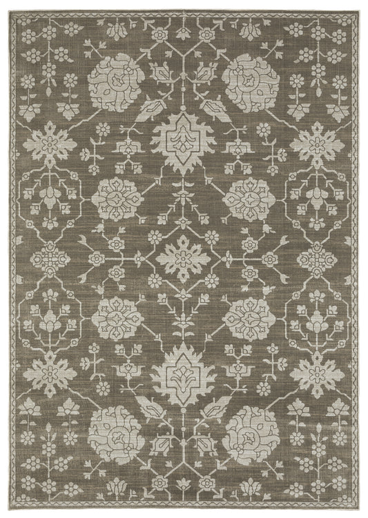 Oriental Weavers Sphinx Intrigue Int01 Grey/ Grey Area Rug