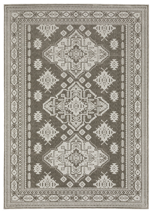 Oriental Weavers Sphinx Intrigue Int06 Grey/ Grey Area Rug