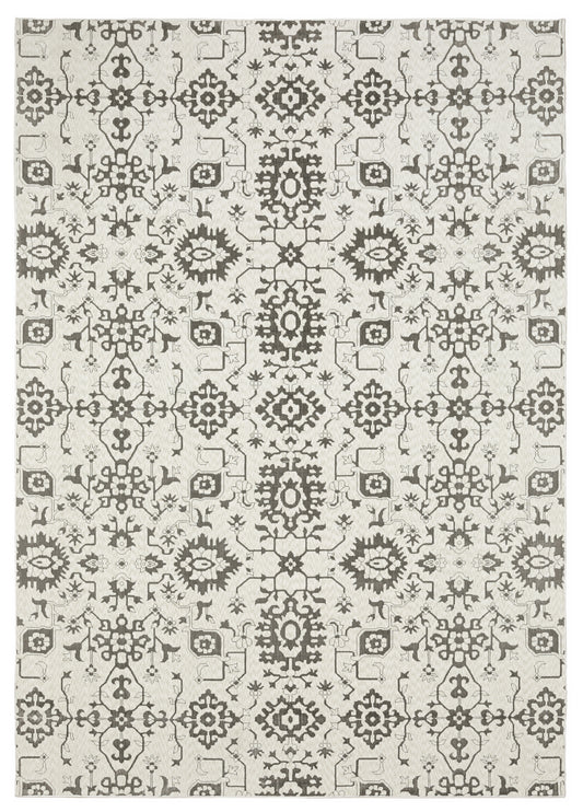 Oriental Weavers Sphinx Intrigue Int08 Ivory/ Grey Area Rug