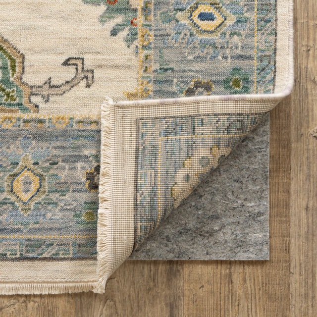Luxehold rug pad surface and edge detail
