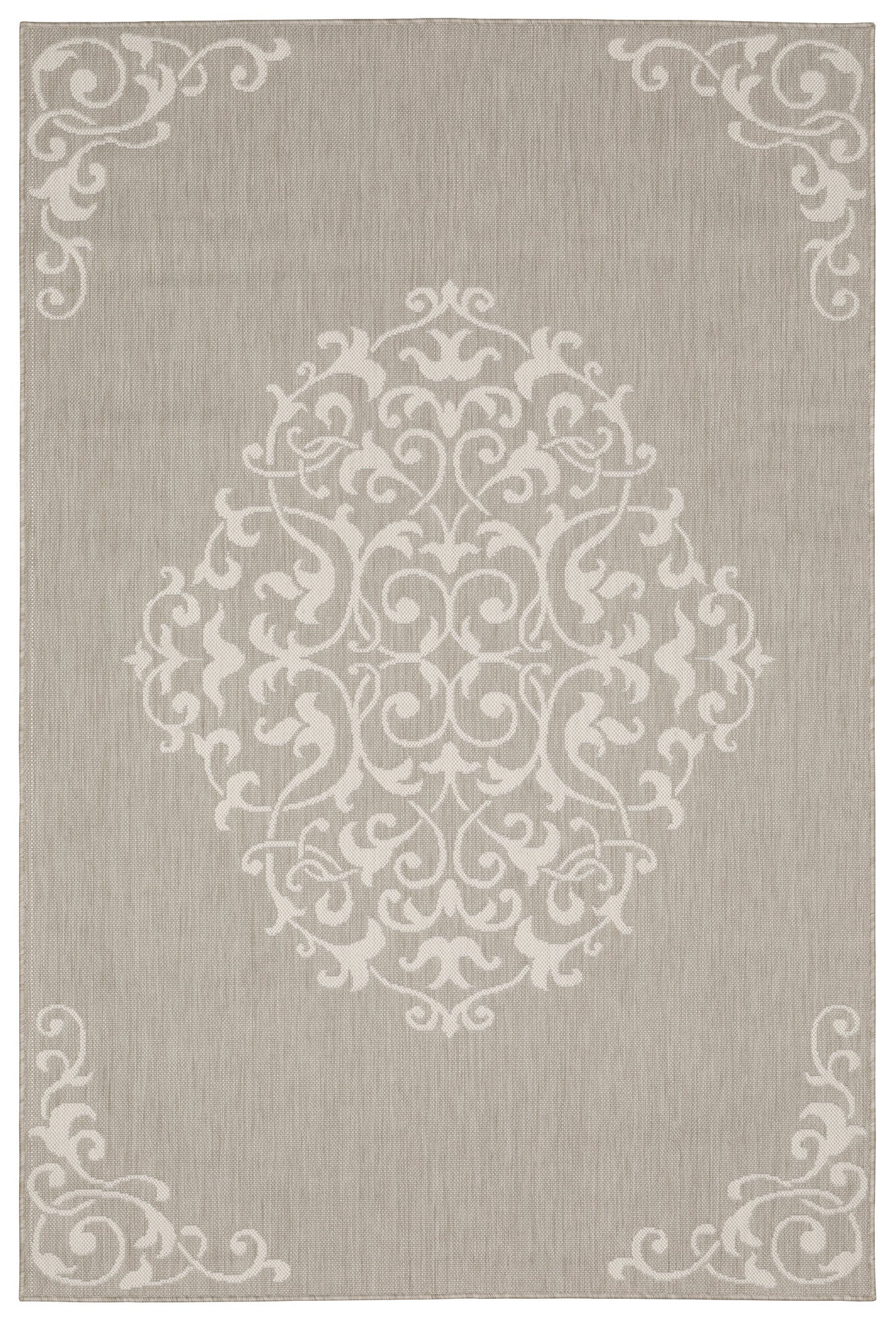 Oriental Weavers Sphinx Portofino 6649W Grey/ Ivory Area Rug