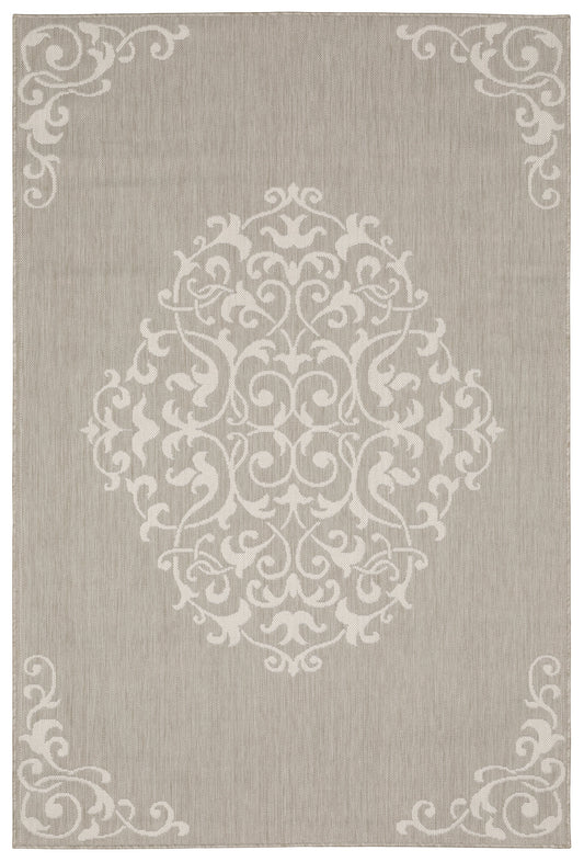 Oriental Weavers Sphinx Portofino 6649W Grey/ Ivory Area Rug