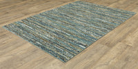 Oriental Weavers Sphinx Reed Re01G Blue/ Multi Area Rug