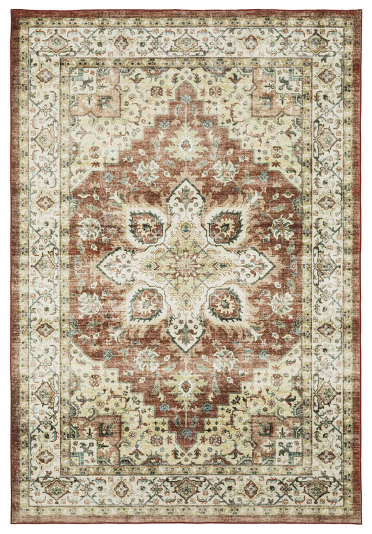 Oriental Weavers Sphinx Sumter Sum01 Red/ Ivory Area Rug