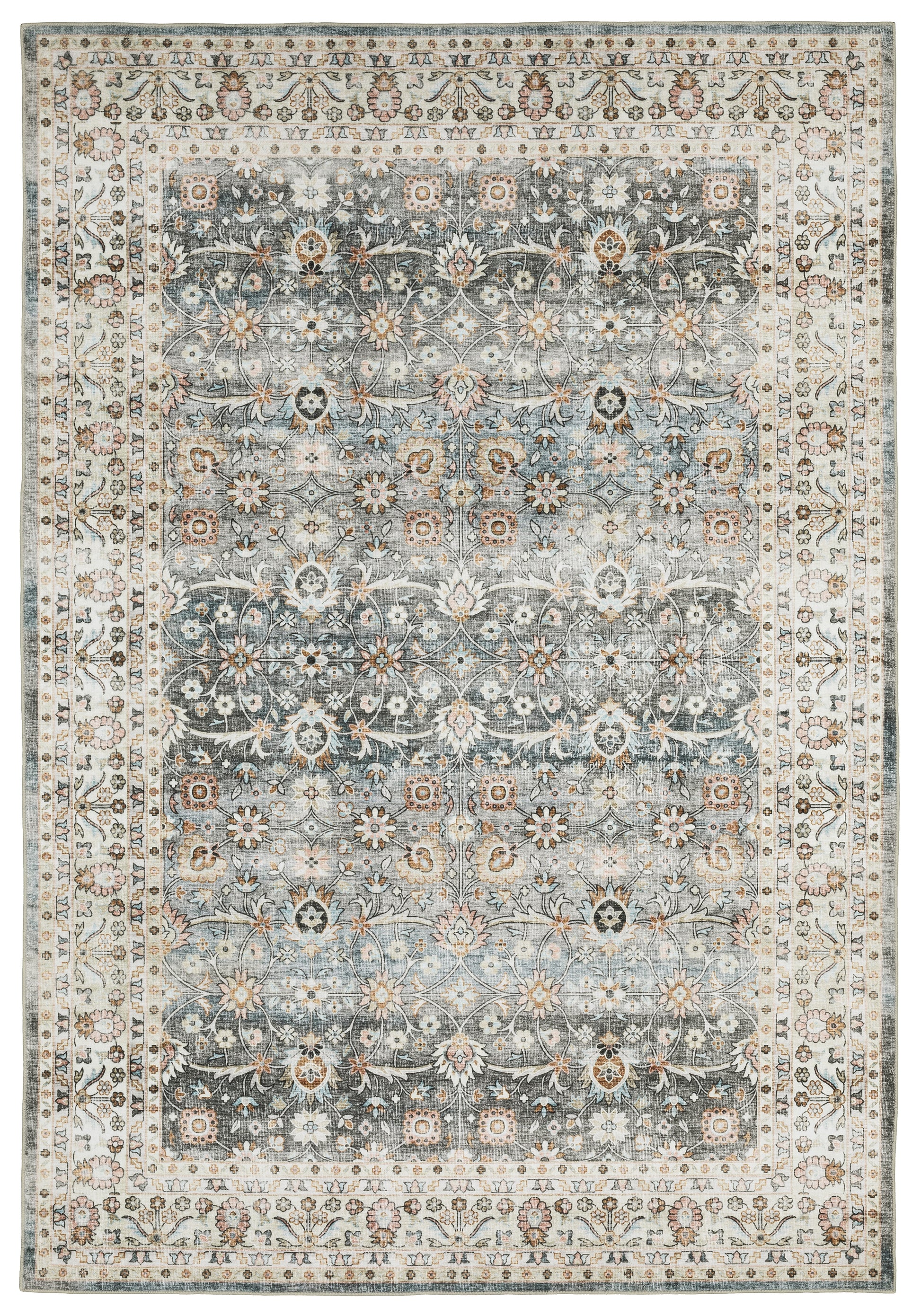 Oriental Weavers Sphinx Sumter Sum07 Grey/ Ivory Area Rug