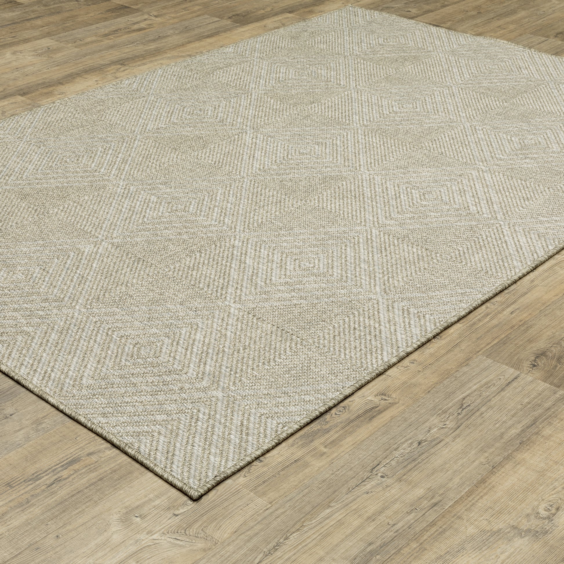 Oriental Weavers Sphinx Tortuga Tr05A Beige/ Beige Area Rug