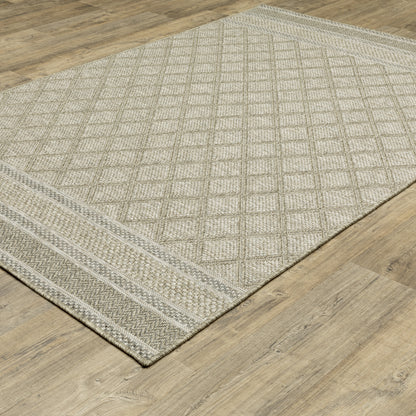 Oriental Weavers Sphinx Tortuga Tr10A Beige/ Black Area Rug