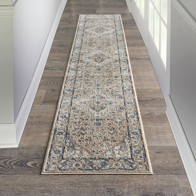 Nourison Quarry Qua05 Beige/Grey Rugs