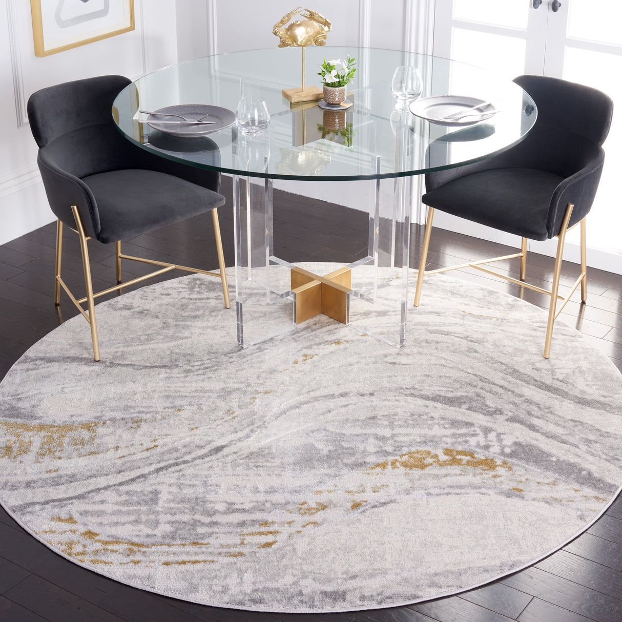 Safavieh Palma Pam310A Beige/Light Grey Rug.