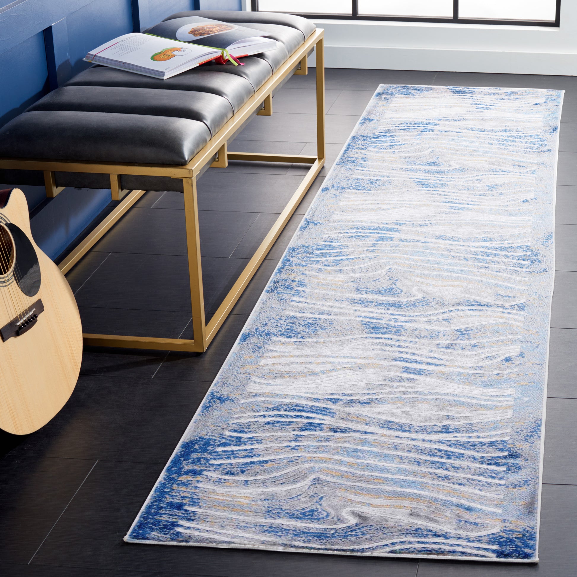 Safavieh Palma Pam316A Beige/Blue Area Rug