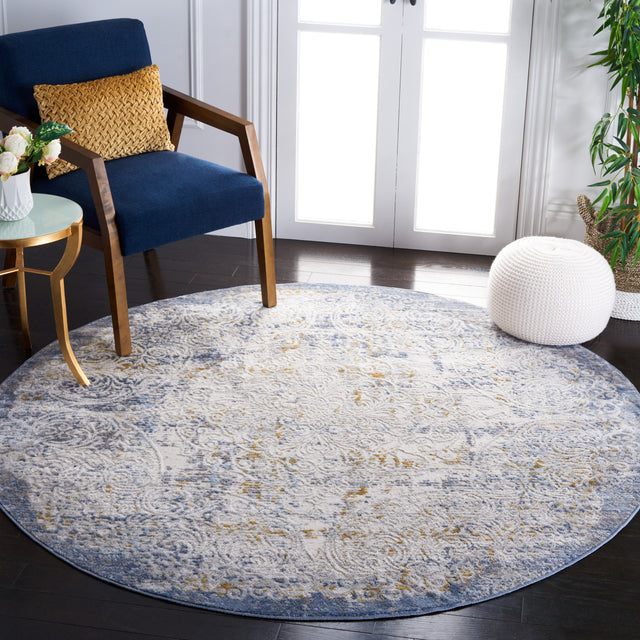 Safavieh Palma Pam322A Beige/Blue Rug.