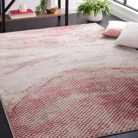 Safavieh Palma Pam324F Light Grey/Red Area Rug