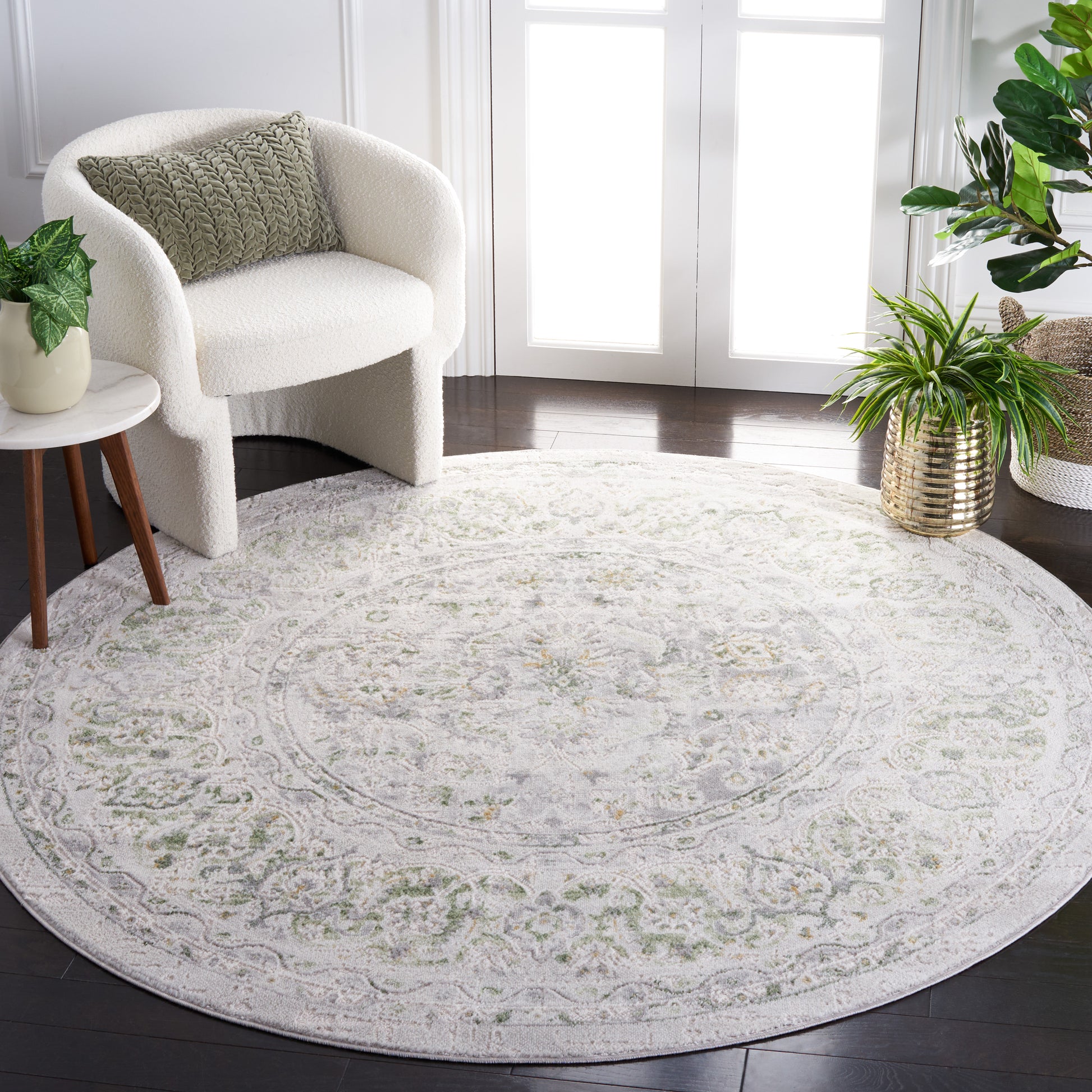 Safavieh Palma Pam326A Beige/Green Area Rug