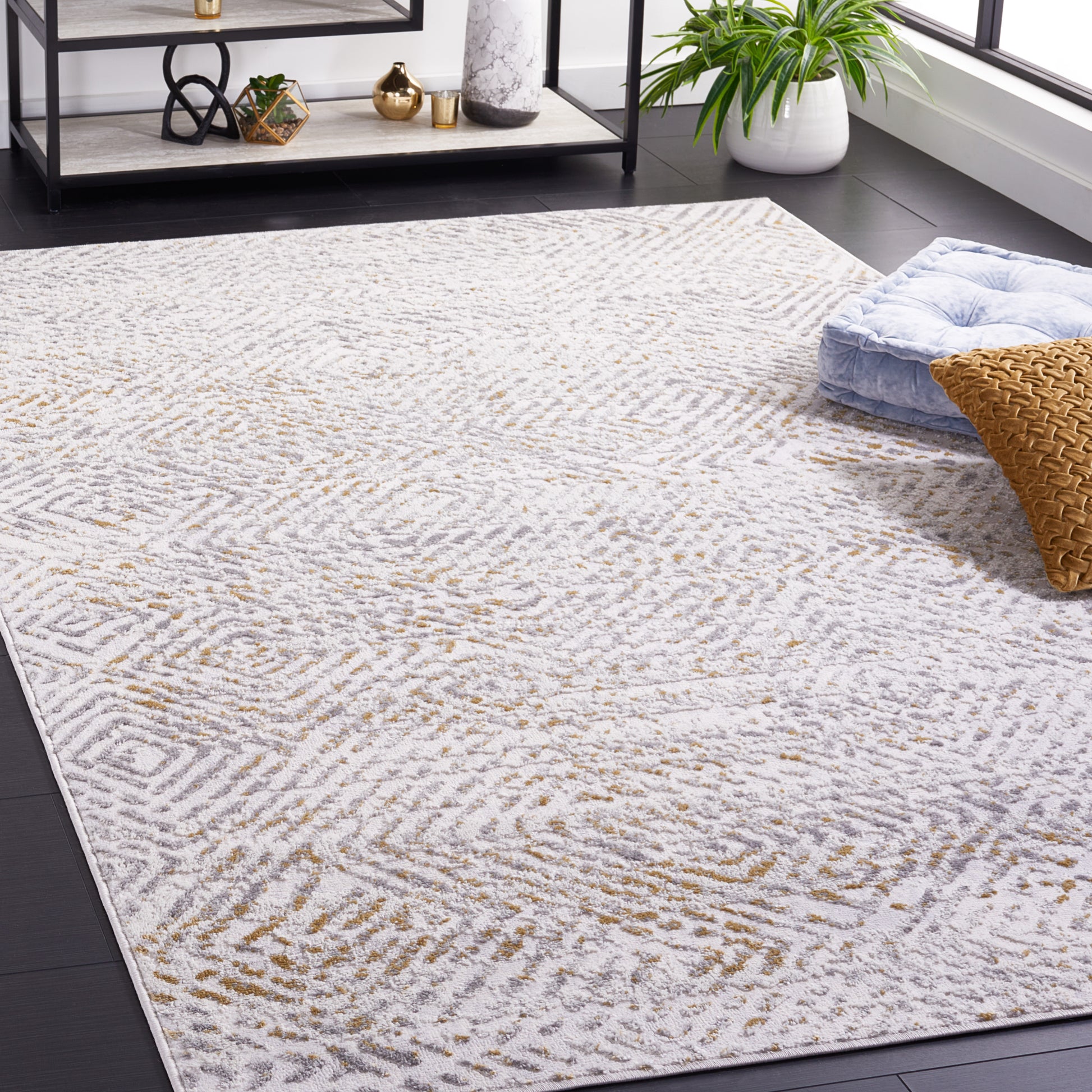 Safavieh Palma Pam330A Beige/Light Grey Area Rug