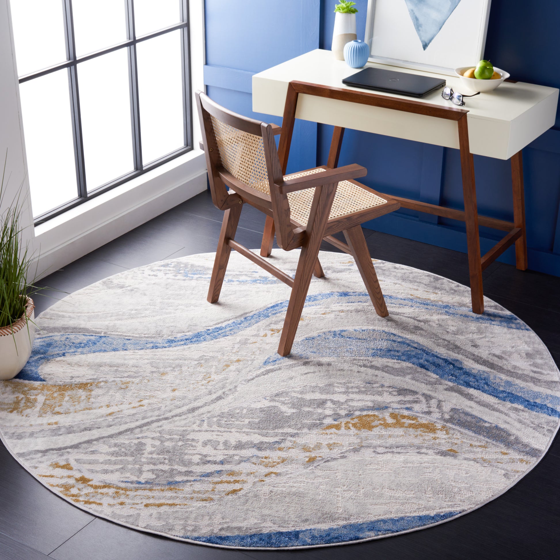 Safavieh Palma Pam334A Beige/Light Blue Area Rug