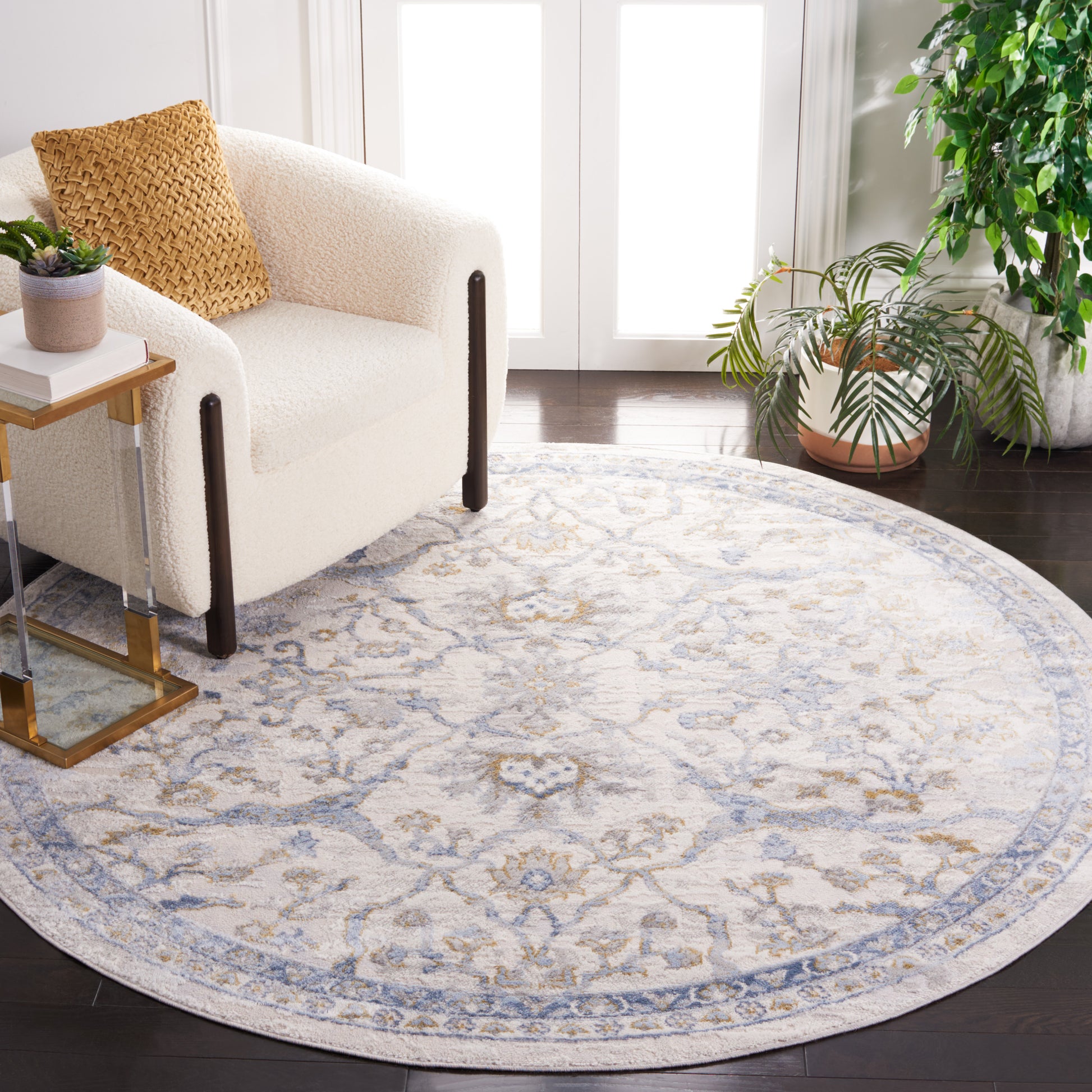 Safavieh Palma Pam336A Beige/Light Blue Area Rug