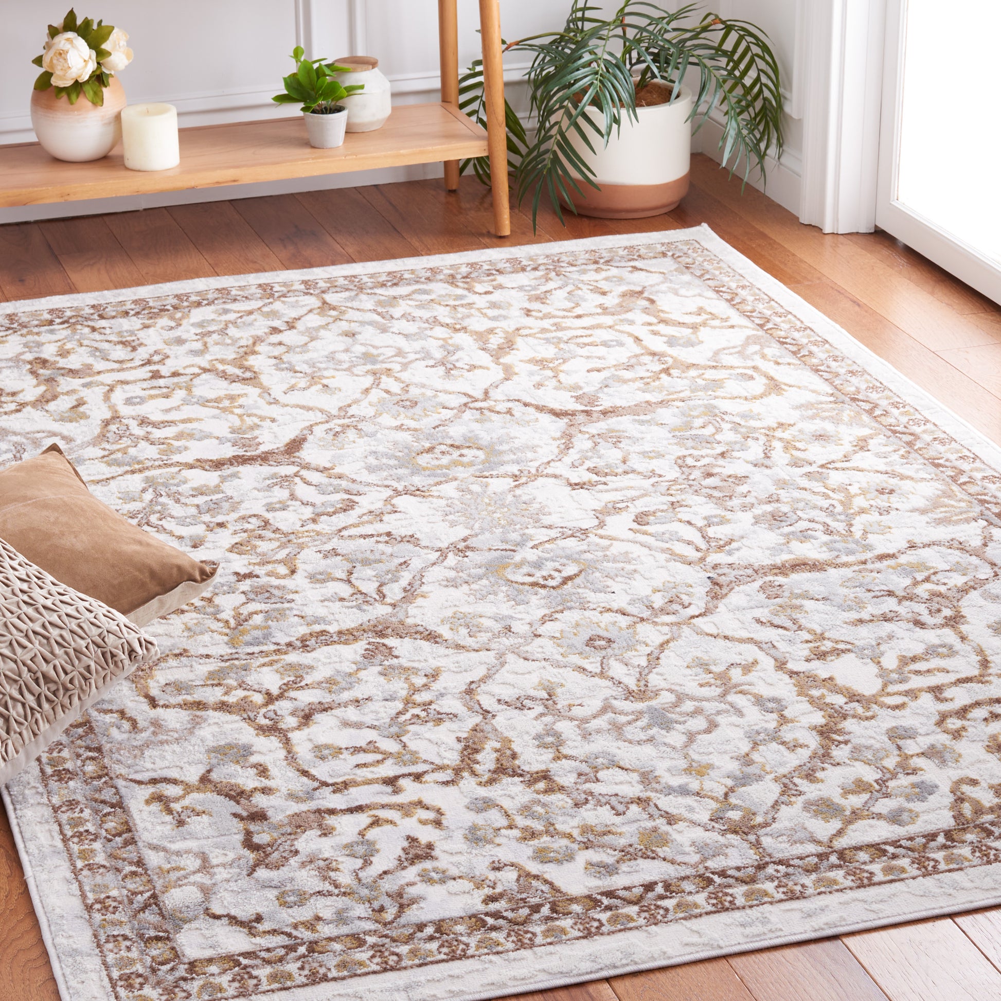 Safavieh Palma Pam336B Beige/Brown Area Rug