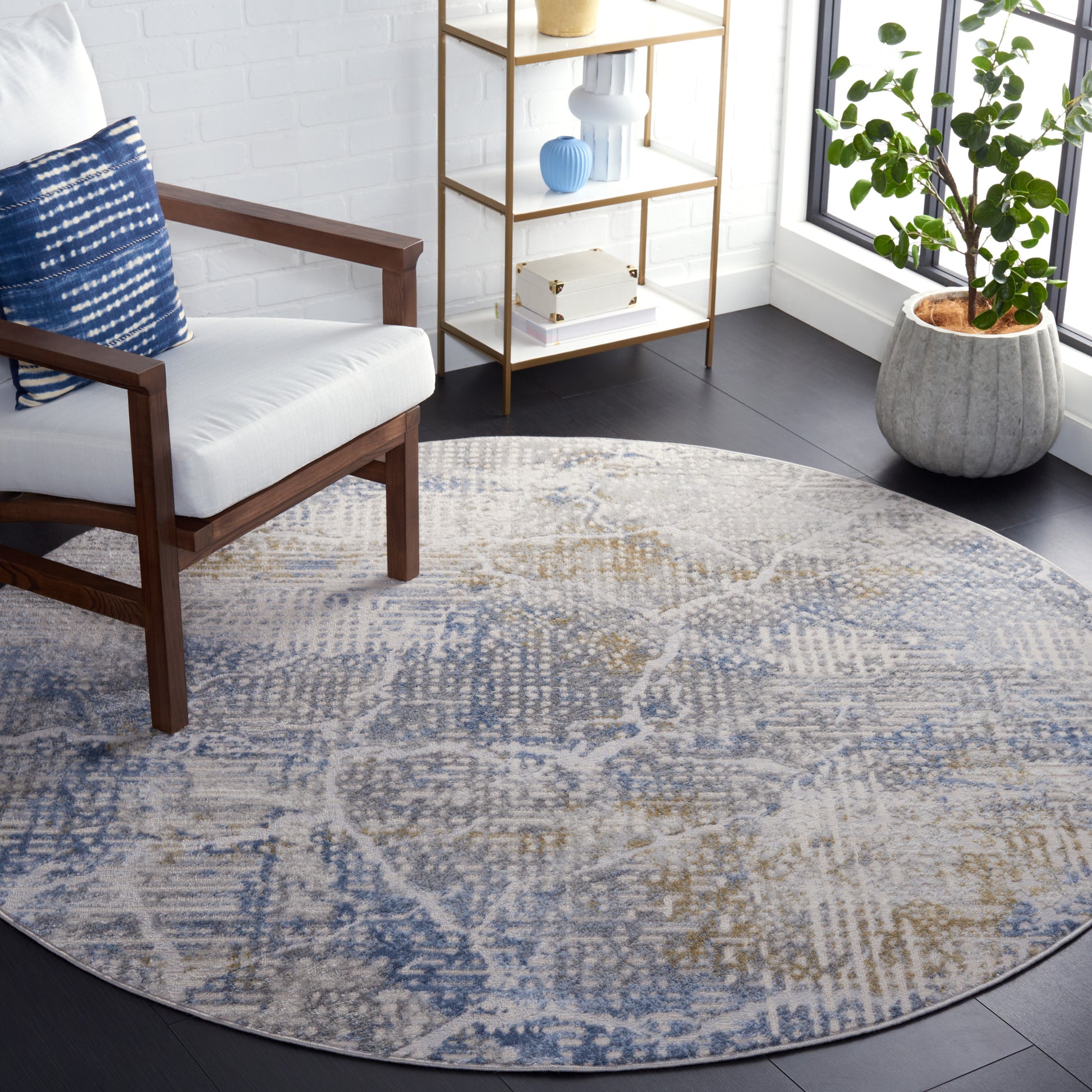 Safavieh Palma Pam346A Beige/Light Blue Area Rug