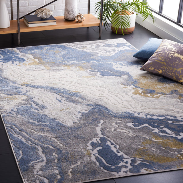 Safavieh Palma Pam348A Beige/Light Blue Rug.