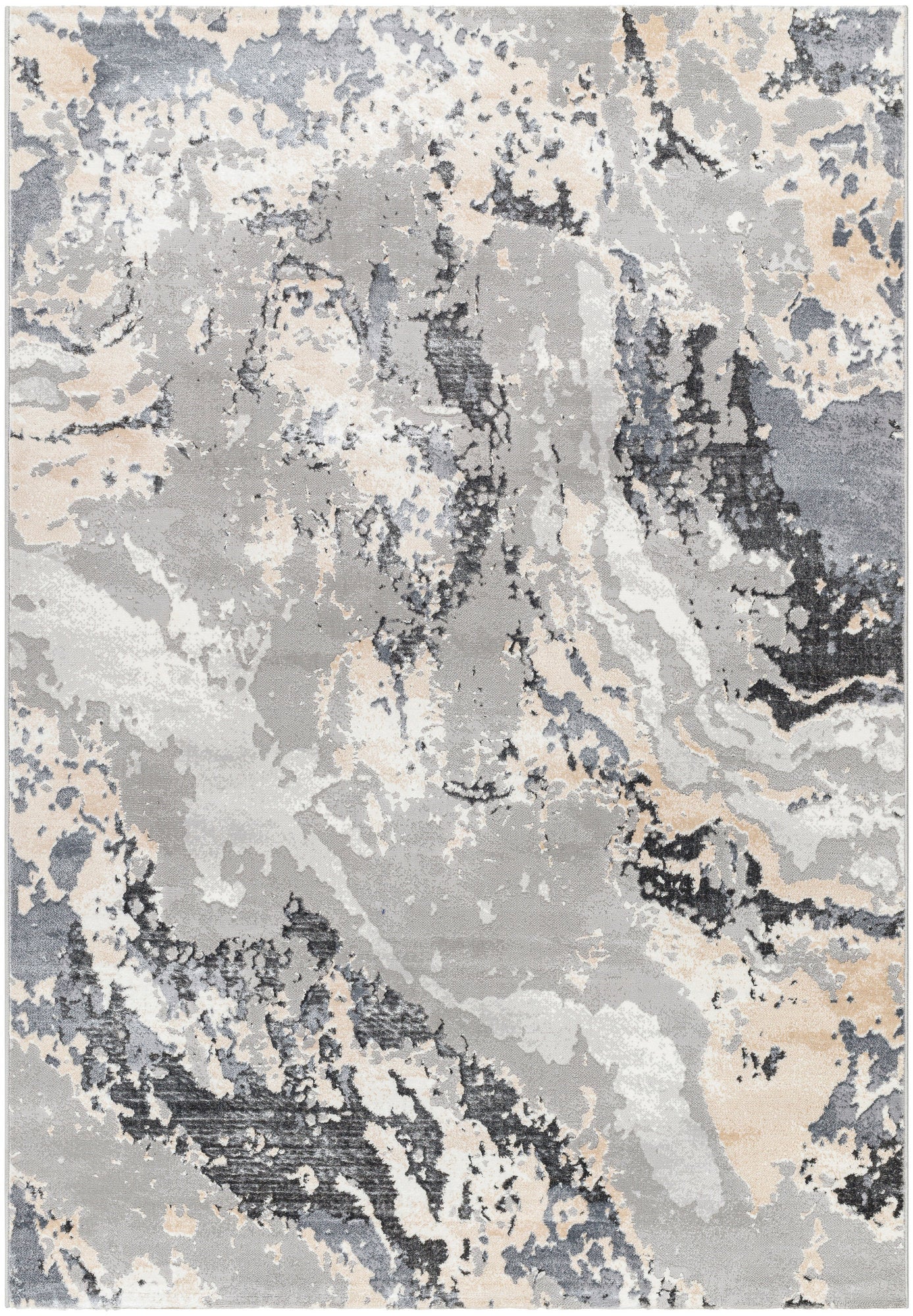 Surya Perception Pcp-2315 Cream, Gray, Beige, Charcoal, Ivory Area Rug