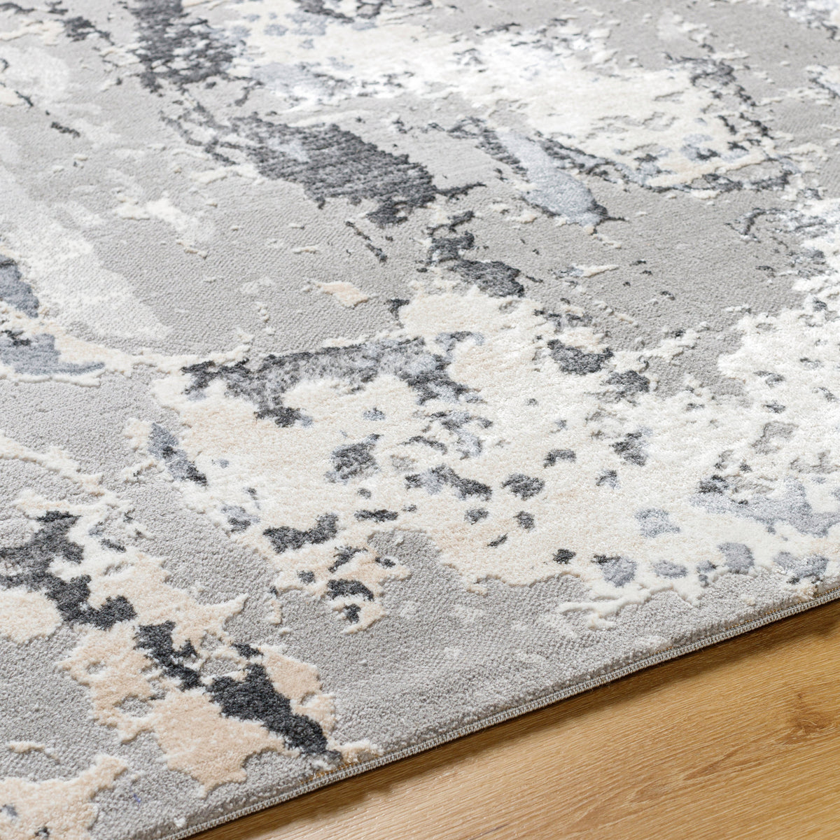 Surya Perception Pcp-2315 Cream, Gray, Beige, Charcoal, Ivory Rug.