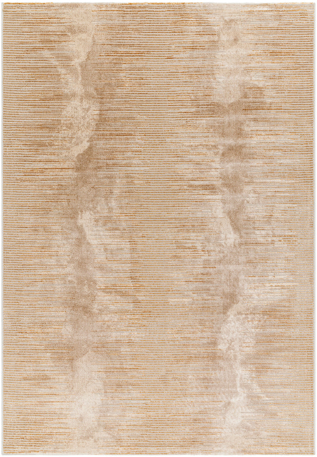 Surya Perception Pcp-2316 Tan, Metallic Gold, Light Brown Rug.
