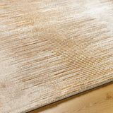 Surya Perception Pcp-2316 Tan, Metallic Gold, Light Brown Rug.